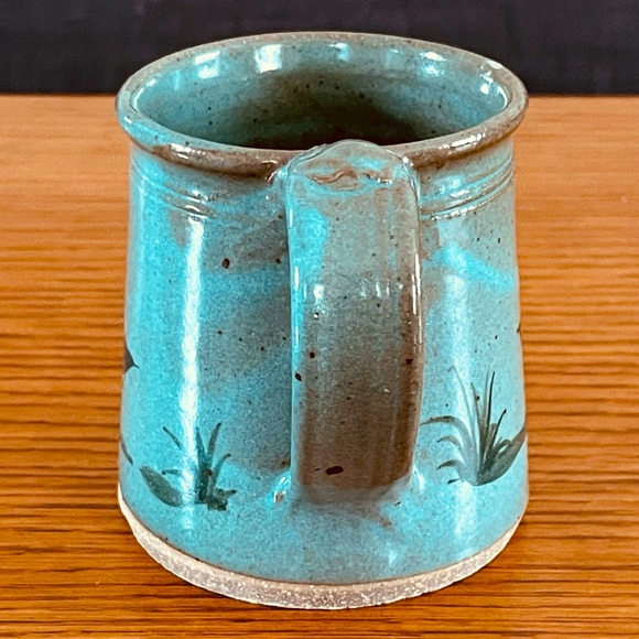 Vintage Sanibel Art Pottery Hand Painted Sandpiper made in the USA 4” H, 3.5” W - Picture 11 of 15